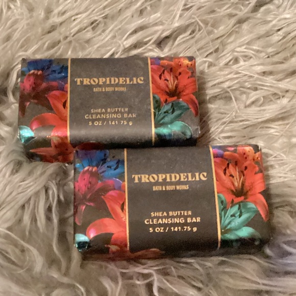 NWT BATH & Body Works TROPIDELlIC Cleansing Bar 5 oz BUNDLE of 2 - Picture 2 of 8
